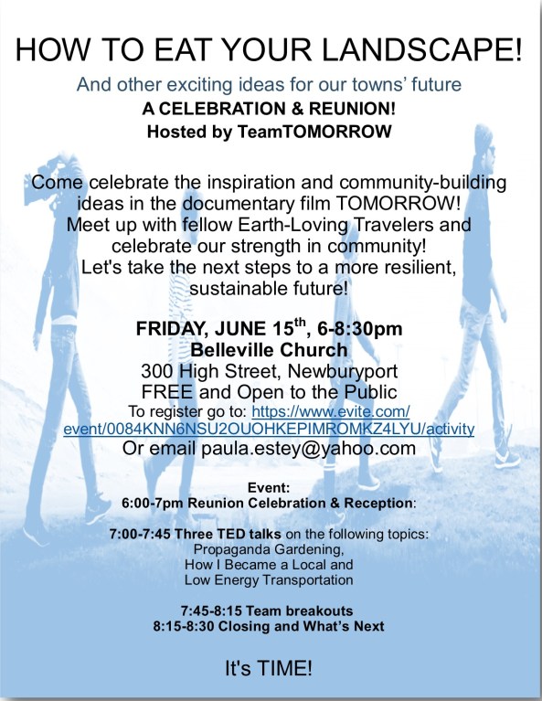 HOW TO EAT YOUR LANDSCAPE FLYER